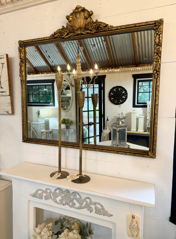 Large Antique Gold Mirror