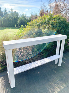 Skinny console table