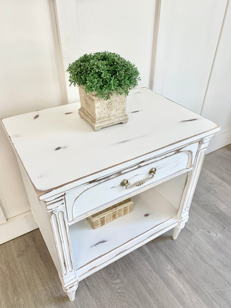 Gazebo White Nightstand