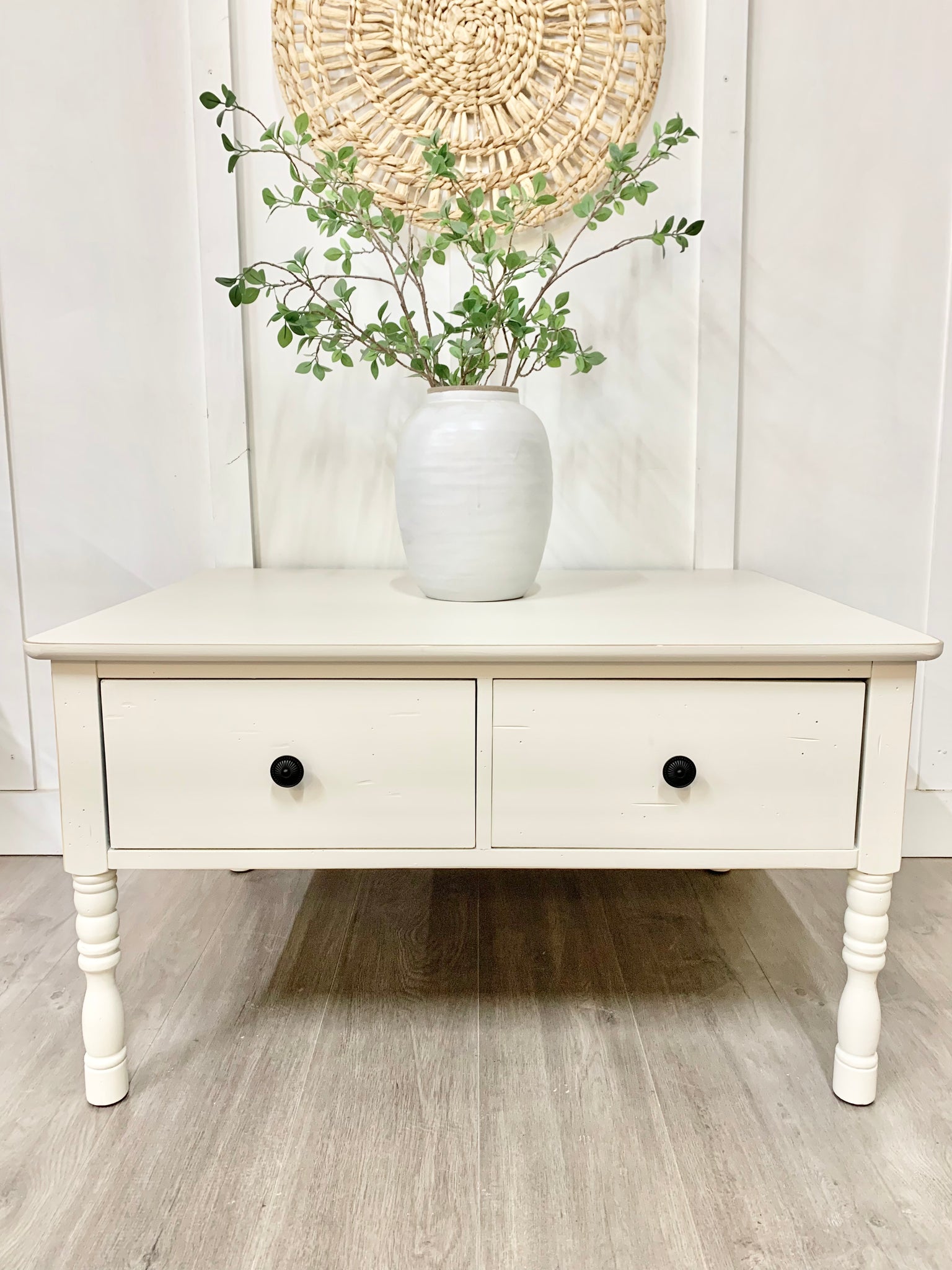 Cottage white coffee Table