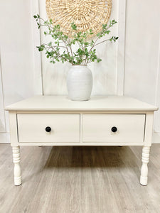 Cottage white coffee Table