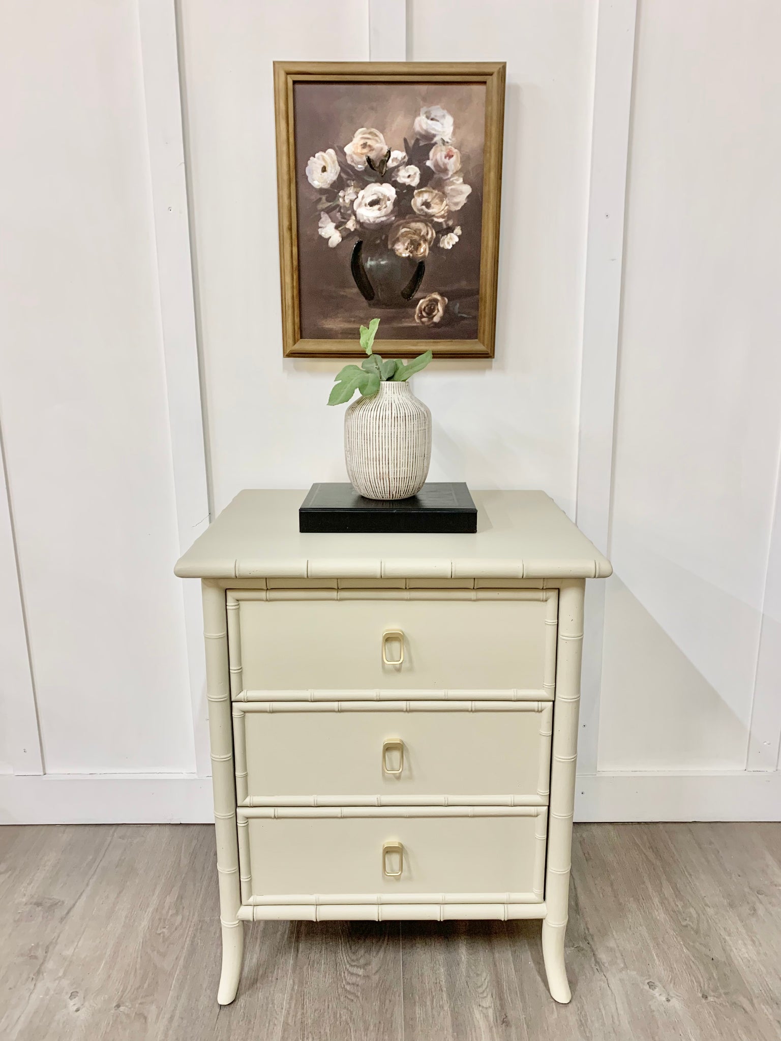 3 Drawer Nightstand (cottage co. paint baby deer)