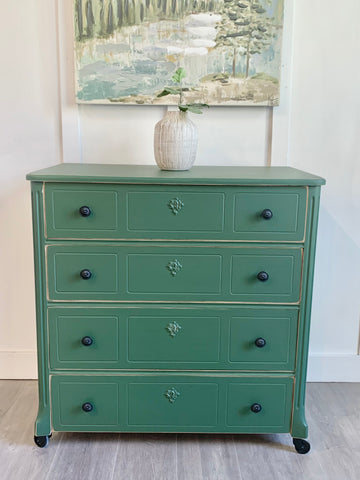 Four drawer dresser ( Charlie’s green)