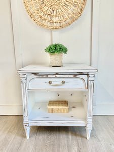 Gazebo White Nightstand