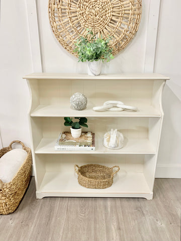 Cottage white bookcase