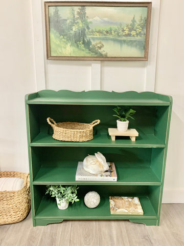 Charlie’s Green Bookcase