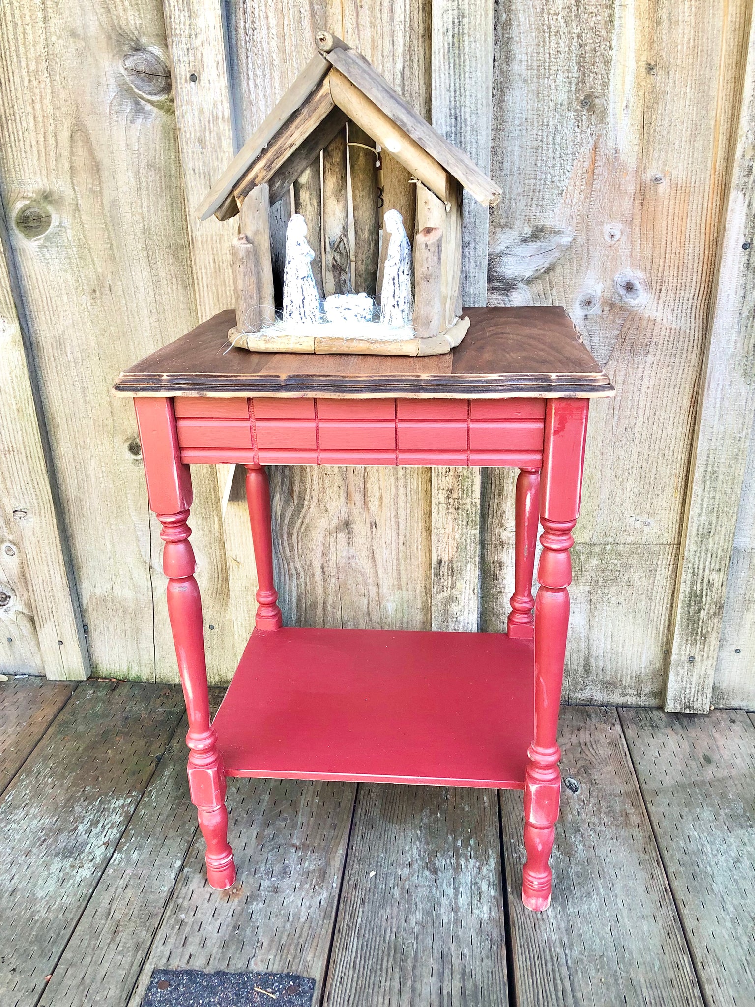 Little red table