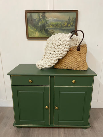 Olive Green buffet/cabinet