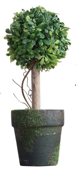 Faux Potted Topiaries